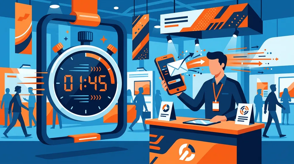 How to Follow Up After a Trade Show in Under 2 Minutes
