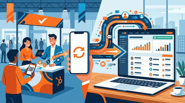 Comment synchroniser vos leads de salon avec HubSpot automatiquement