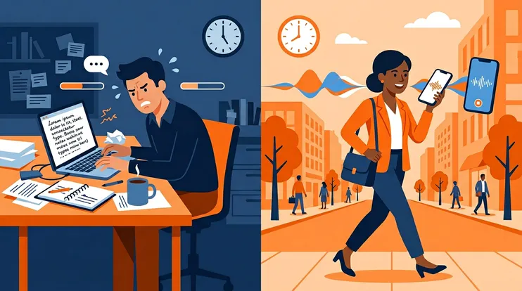 Notes vocales vs notes écrites : pourquoi la dictée gagne pour la capture de leads