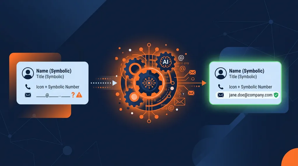 Email Enrichment for Events: How to Find Verified Emails from a Business Card