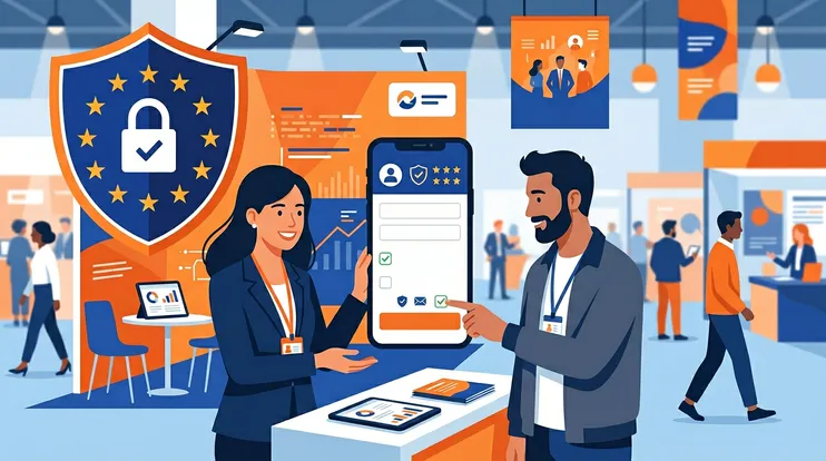 RGPD et capture de leads en salon : guide pratique pour 2026
