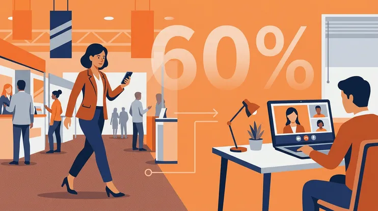 NeverDrop vs Modjo : pourquoi le 100 % en ligne passe à côté de 60 % du CA